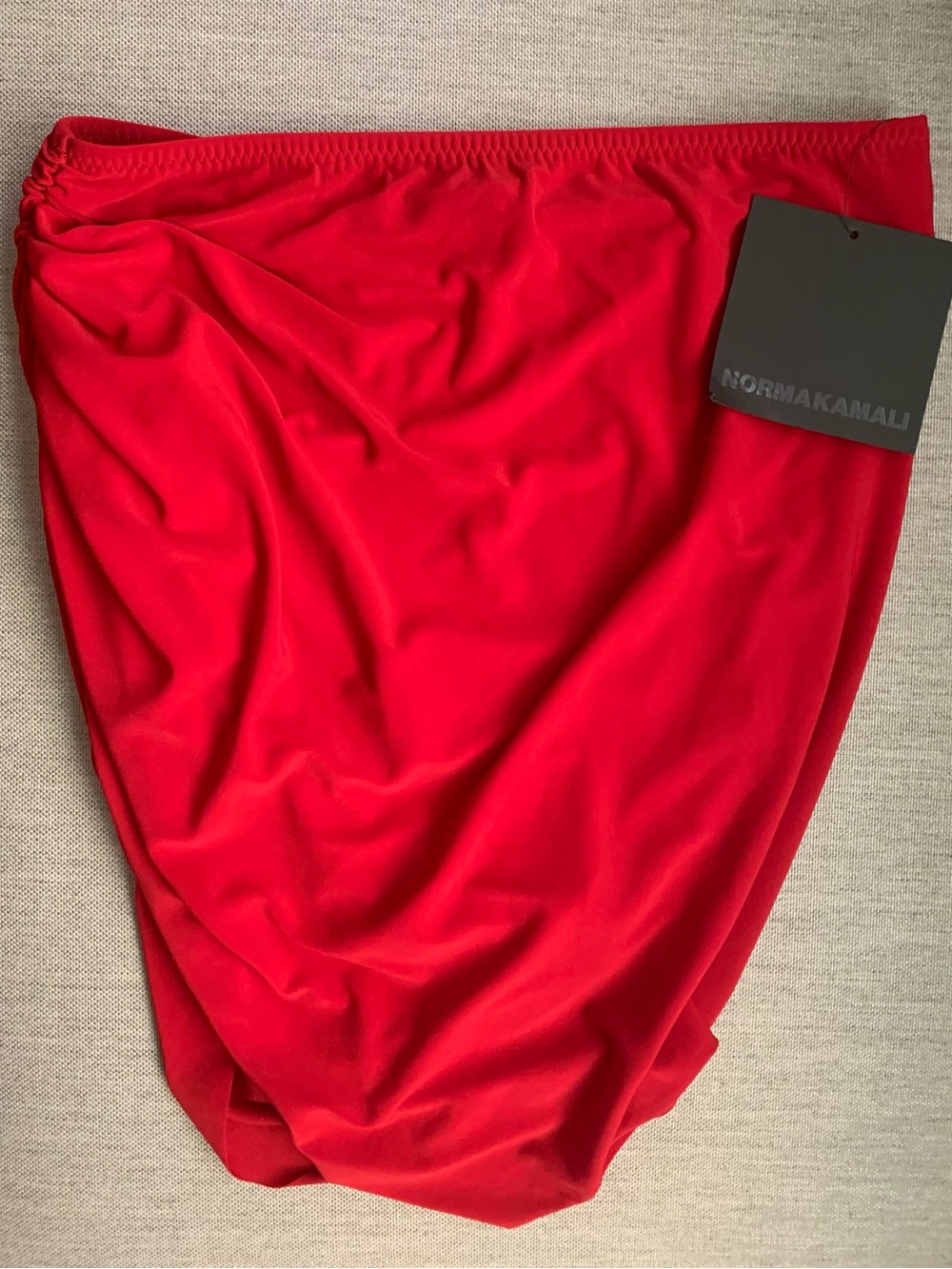 Norma Kamali Red Swim Bottom